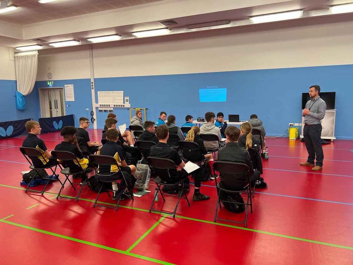 SportatCRA's tweet photo. Our students are finishing the day with a workshop about sponsorship and branding as well as a presentation from 2 @uonsport scholars! #DRETPerformaceConference #CRAttpc https://t.co/v955Xec6aY