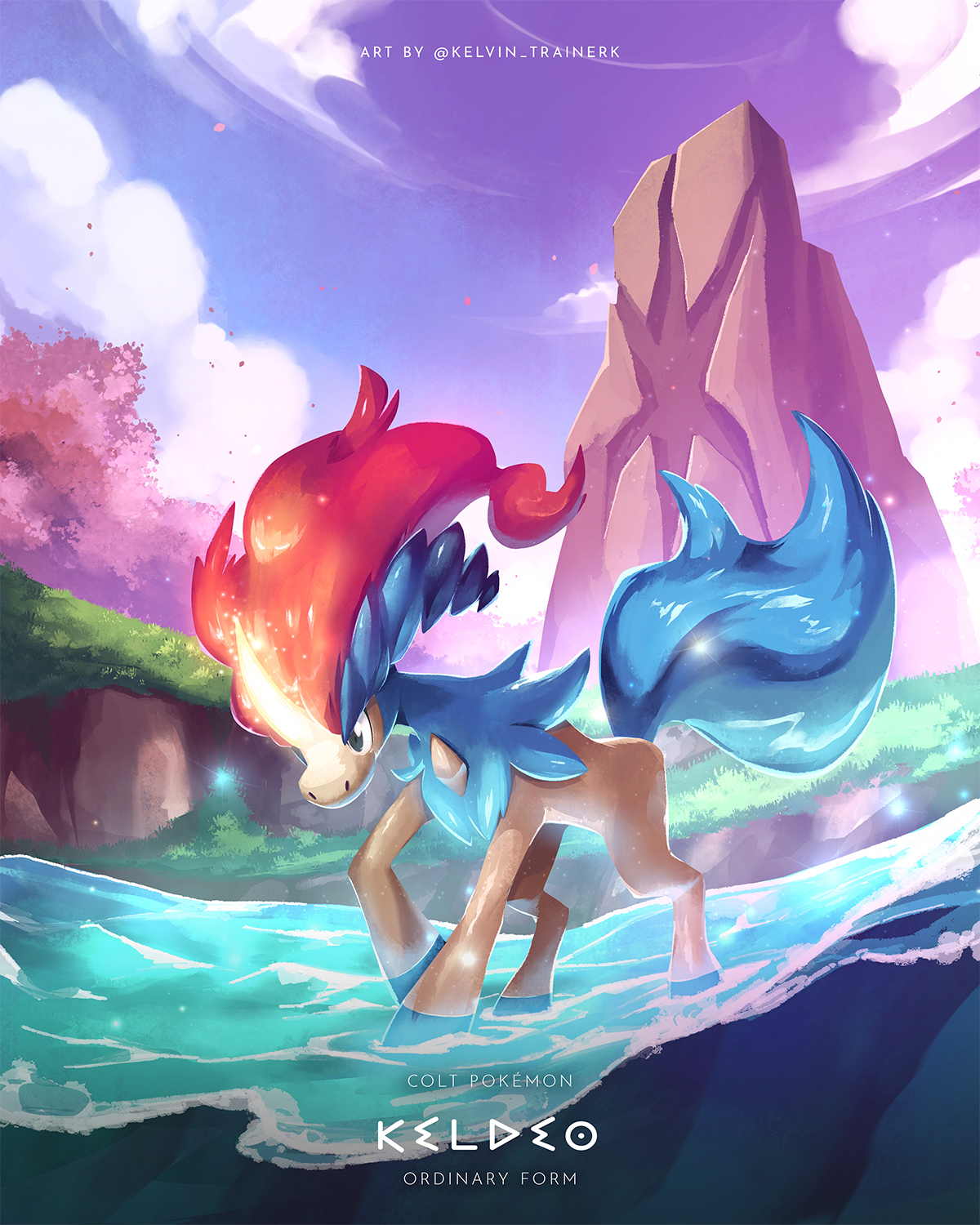 Kelvin || Pokémon Trainer K on X: "#LegendsDiscovered: KELDEO The final  member and successor of the Swords of Justice! What do you think of #Keldeo?  😄 Enjoy! RTs are much appreciated 💙 #