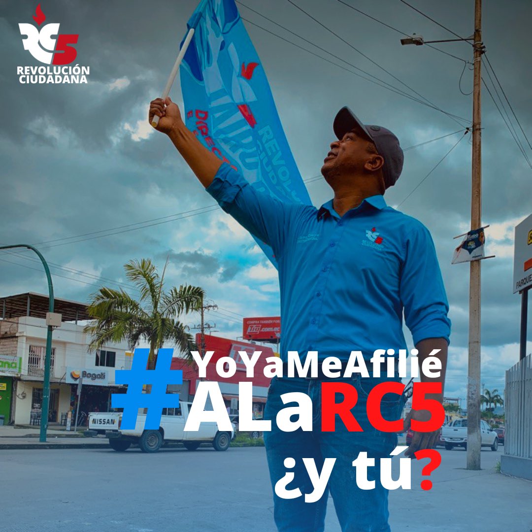 jairoolayaofic's tweet photo. #YoYaMeAfiliéALaRC5 ¿y tú? Hoy entregaremos las primeras 200 mil afiliaciones, el pueblo responde, el pueblo quiere que regrese la #RevoluciónCiudadana @MashiRafael https://t.co/ENzngleFwF