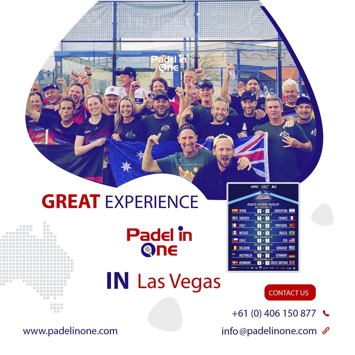 OnePadel's tweet image. Great Experience!!!
More information:
👉 padelinone.com
#padel #padelinaustralia #padeltime #guarantee #quality #trust #padelusa #padeleurope #padelnewzealand #padelclub #padelcourtaustralia