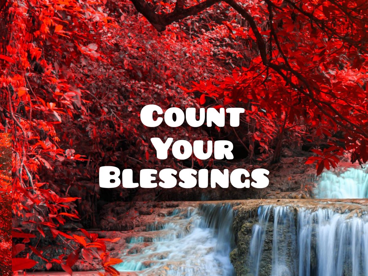 Mastertrender1's tweet photo. One of the ingredients of a recipe for happiness is to count the blessings.
#mastertrender #Blessings #WednesdayWisdom
#happiness https://t.co/Hbt5x0Maq1