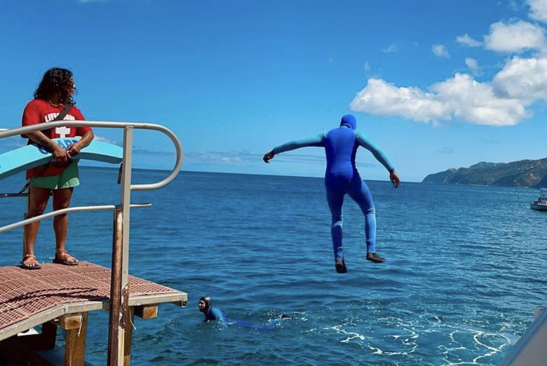 CIMI_Science's tweet photo. Repost from @courtneyqt! Thanks for sharing all your photos from your trip to Fox Landing! Flumps (float jumps) are always a crowd favorite!! 😀 📸 🌊 ☀️ #cimiscience #repost #flumps #floatjumps #foxlanding #fieldtrip #oceanadventures #wetsuits #marinescience https://t.co/9iEPVkBwt9