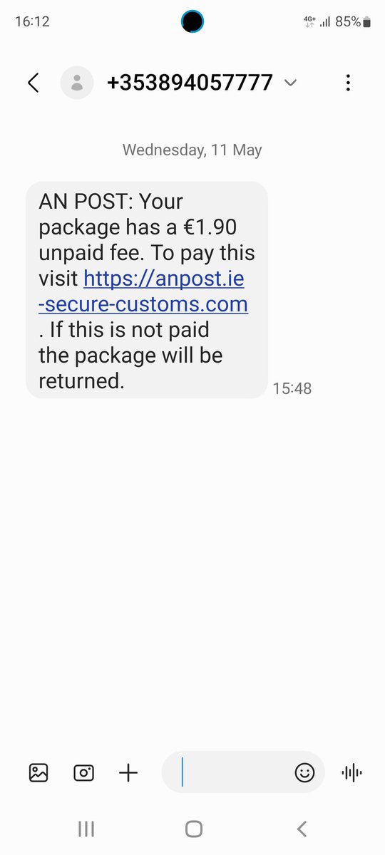 Frankboland1's tweet photo. @Postvox I believe this is a scam https://t.co/oK0VfEYe6p