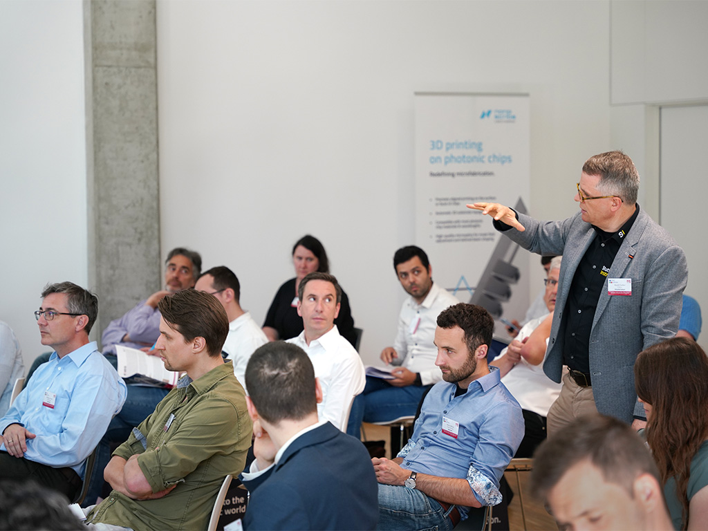 NanoscribeGmbH's tweet photo. The first day of the @EPICassoc meeting was full of in-depth insights into #design of advanced microoptical systems and #microfabrication technologies for #refractive and #diffractive #microoptics. Learn more about scaling up microoptics manufacturing: https://t.co/X5ShG7cGvK https://t.co/WQyrqscPz8