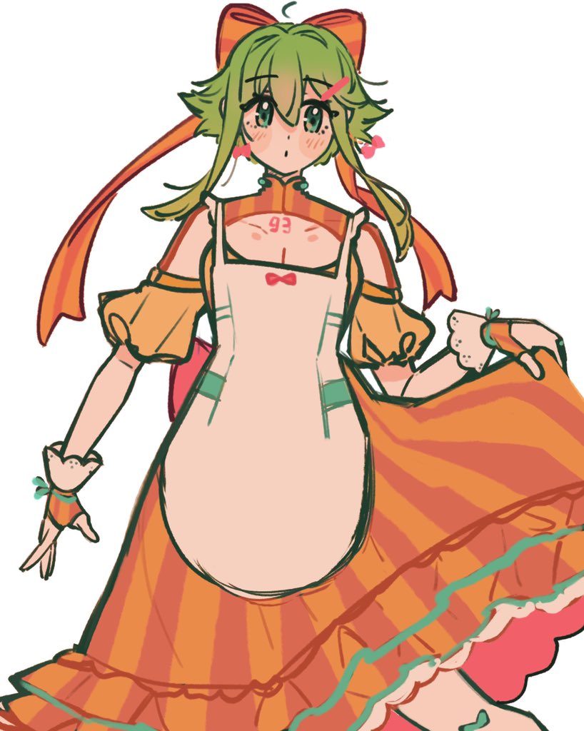 GUMI 「Doodled maid gumi y'all asked for 」|peedee(ピディ)のイラスト