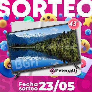 sorteosgratisar's tweet photo. #SorteoGratis de Hoy!!!: Sorteo Smart TV BGH 43" Participa aquí: https://t.co/IeKtmLv8Tl https://t.co/MVGbSiGRni