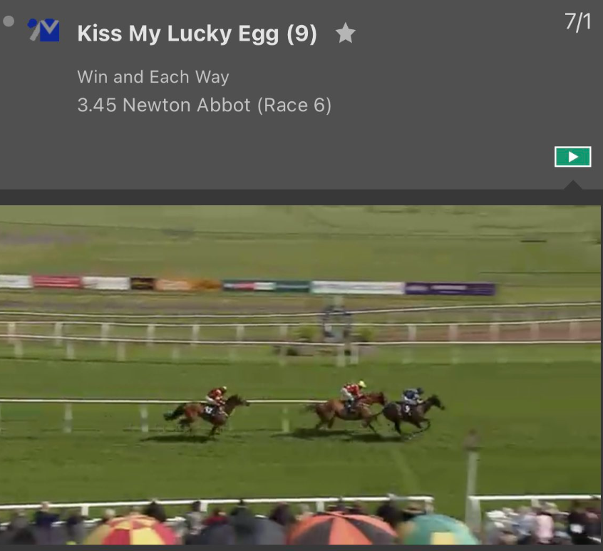 Analytic stables (@analyticstables) on Twitter photo Great to see Kiss My Lucky Egg winning today first time out <a href="/NewtonAbbotRace/">Newton Abbot Races</a> , having sold her half sister by Time Test at the yearling sales last Oct <a href="/Tattersalls1766/">Tattersalls</a> bought by <a href="/vicarage_farm/">Vicarage Farm</a> . Hopefully she can do the same. #analyticstables Great to see Kiss My Lucky Egg winning today first time out <a href="/NewtonAbbotRace/">Newton Abbot Races</a> , having sold her half sister by Time Test at the yearling sales last Oct <a href="/Tattersalls1766/">Tattersalls</a> bought by <a href="/vicarage_farm/">Vicarage Farm</a> . Hopefully she can do the same. #analyticstables