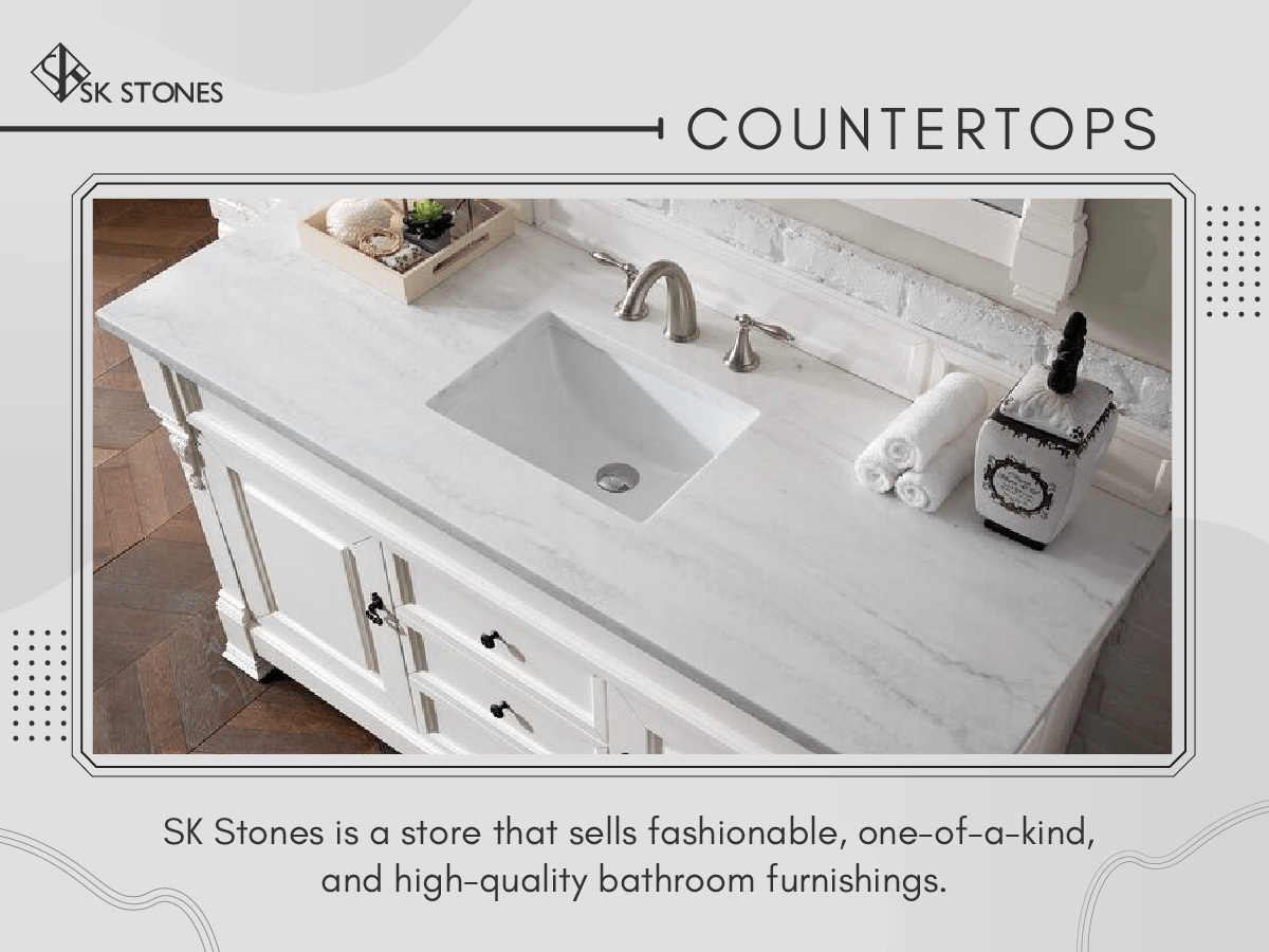 SK Stones is a store that sells fashionable, one-of-a-kind, and high-quality bathroom furnishings. This is your one-stop-shop for renovations. 

local.google.com/place?id=98621…

#skstonesusa #bathroomcountertops #bathvanitytops