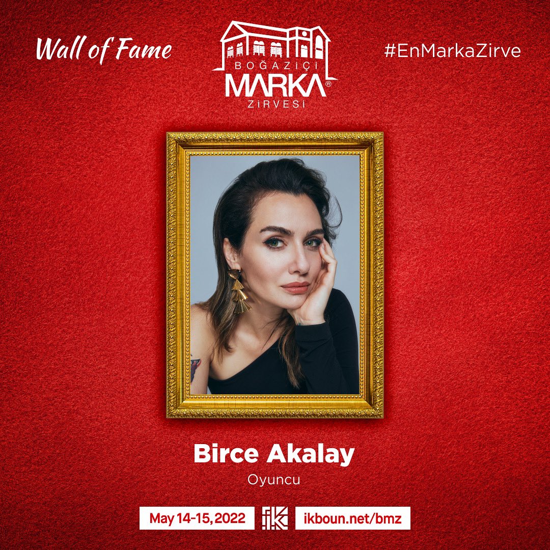 Oyuncu Birce Akalay 14-15 Mayıs’ta Boğaziçi Marka Zirvesi’nde! 

SON 3 GÜN! Bilet linki: lnkd.in/gteYMW5K

#boğaziçiüniversitesi #boğaziçi #bogaziciuniversity #branding #brand #marka #markapazarlama #boğaziçimarkazirvesi #bircefinejewellery #birceakalay