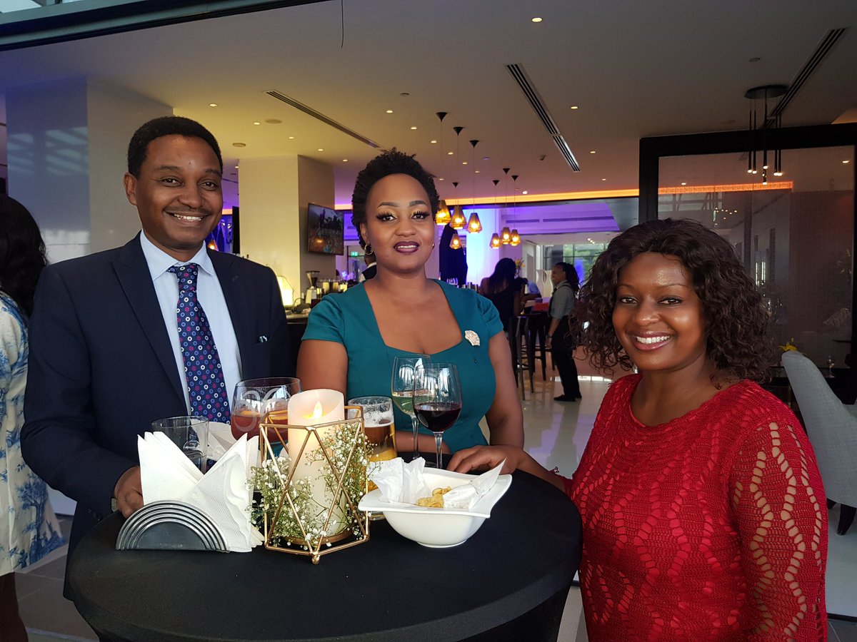 MikeMacharia11's tweet photo. Great news of the reopening of @RadissonBlu Nairobi. Catching up with news  custodians @RayManyara @clairemitus https://t.co/TysjciHkpj
