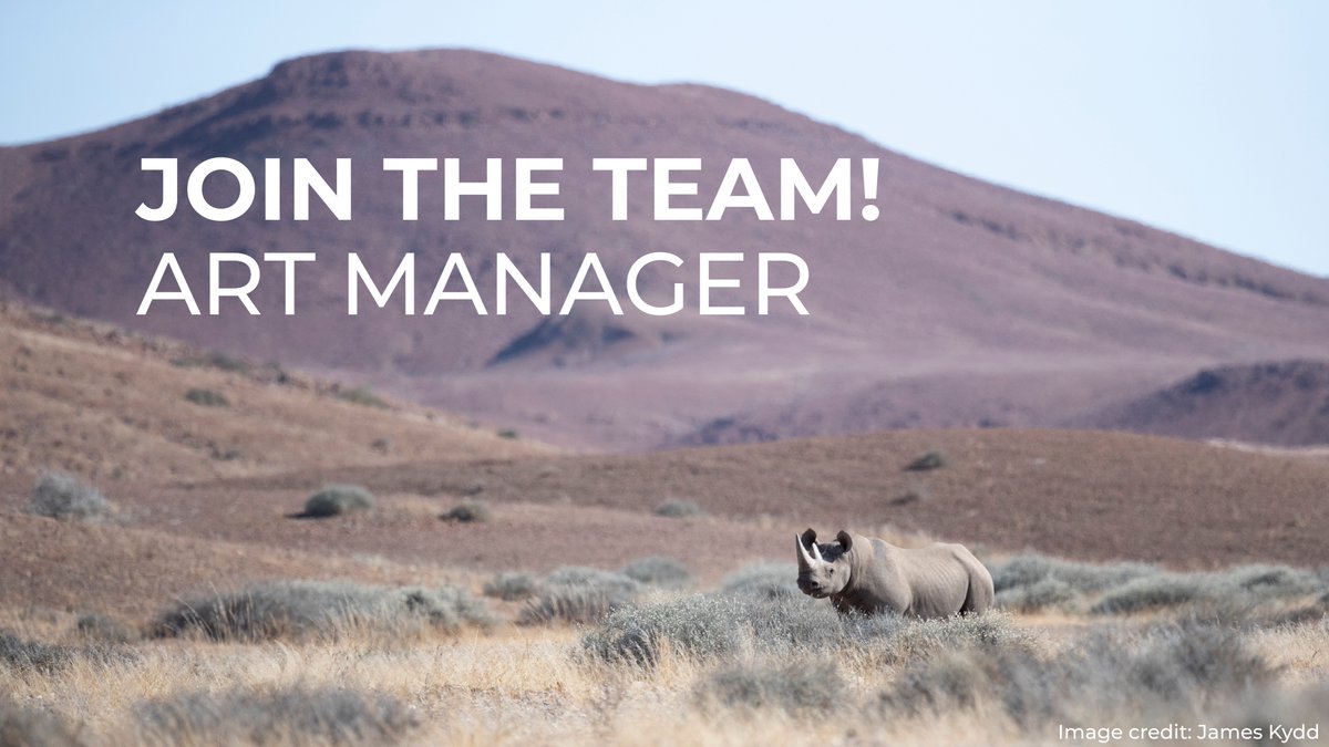 DSWFWildlife's tweet photo. We’re looking for an Art Manager to join our team! 🎨
This fantastic new role will focus on maximising DSWF’s impact on #wildlife conservation through the creative arts.
Find out more and apply now: https://t.co/q93MKUsMPr
#Careers #Jobs #Conservation #ArtManager #ApplyNow https://t.co/bhhPILZkEu