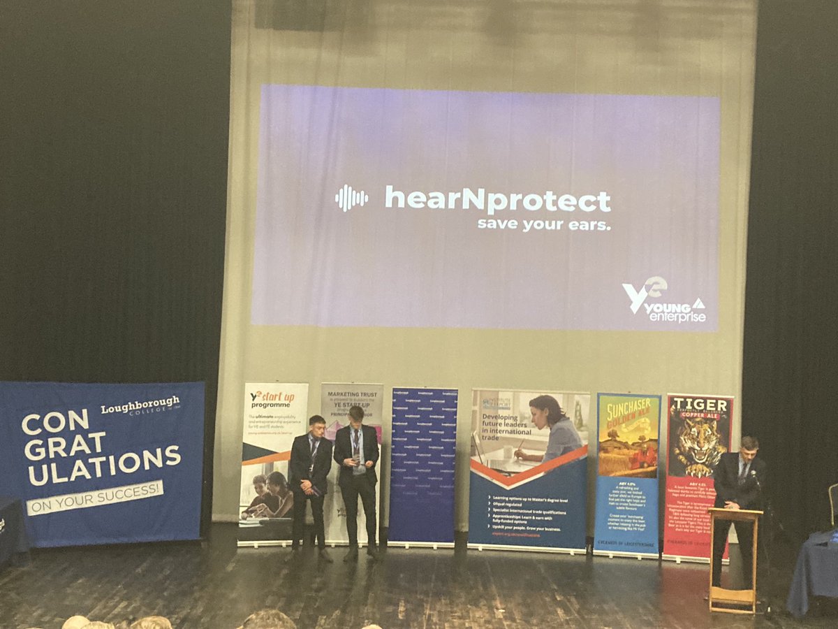 ⁦<a href="/hearNprotect/">hearNprotect</a>⁩ from ⁦<a href="/SalfordUni/">University of Salford</a>⁩ ⁦<a href="/salfordbizsch/">Salford Business School</a>⁩ are presenting live at the #YEStartUp hosted by ⁦@Lborocollege⁩. #proudteachers