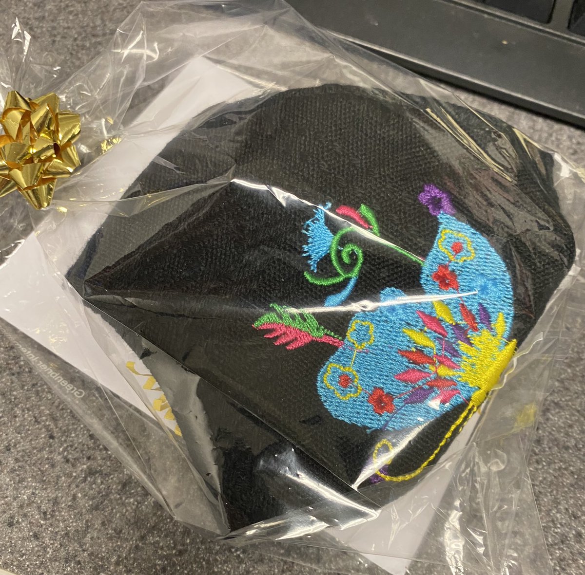 Thank you ⁦to the SGA ⁦<a href="/WakeGirlsLead/">WYWLA</a>⁩ for thinking of me, and the beautiful face mask!  I also appreciate all the sweet messages from members. 🥰🦉💕