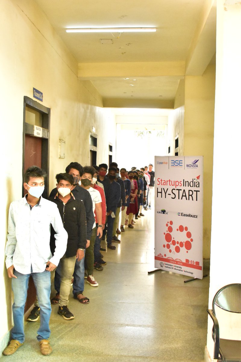 suiit_official's tweet photo. Innovation Club, SUIIT in collaboration with @Startupsindia_1 has successfully organized HY-START on 07/05/22. The national level bootcamp was held in PL1, SUIIT. The session gave ample amount of knowledge on entrepreneurship &amp; startup space.
@gupshup @Easebuzz @BSESME #hystart https://t.co/dvM74PQRC1