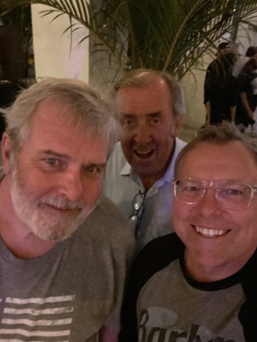 Was so great to get the <a href="/F1/">Formula 1</a> on <a href="/NBCSports/">NBC Sports</a> team together again <a href="/MrSteveMatchett/">Steve Matchett</a> <a href="/MrDavidHobbs/">David Hobbs</a> and <a href="/wbuxtonofficial/">Will Buxton</a> was there too. First the time the band was back together in over four years. Happy times! <a href="/f1miami/">F1 Miami Grand Prix</a> <a href="/MotorsportsNBC/">Motorsports on NBC</a>