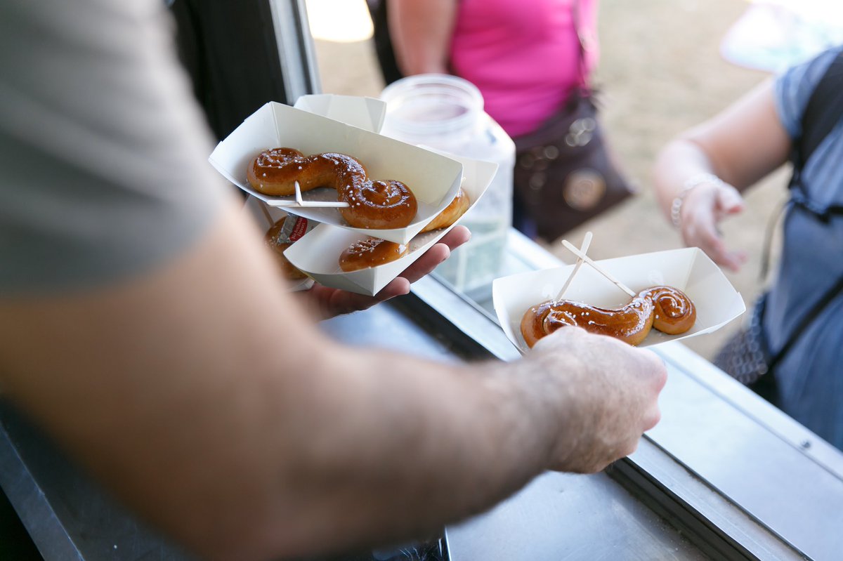 We have some pretzels looking for a new home! Will you help us out? 😉

Catch us at Bell Bank Park from 8am-8pm today through Sunday!