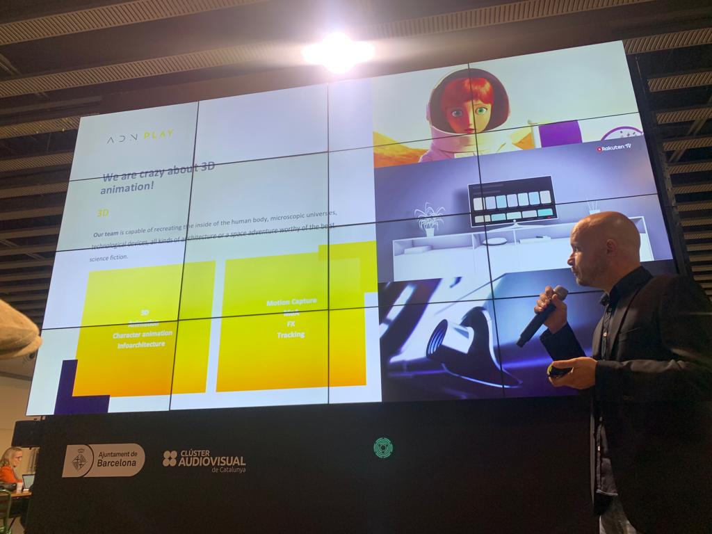 weareadn's tweet photo. Hoy nuestros CEOS, @helenabarroc, @miquelartigau i @piscuo han presentado ADN en el stand de @barcelonactiva en @ISE_Show ​🙌

📷​Un evento tecnológico dirigido al sector audiovisual que cuenta con soluciones digitales y ponencias para el ámbito educativo👏​

#WeAreADN https://t.co/oil7Y9LlQm