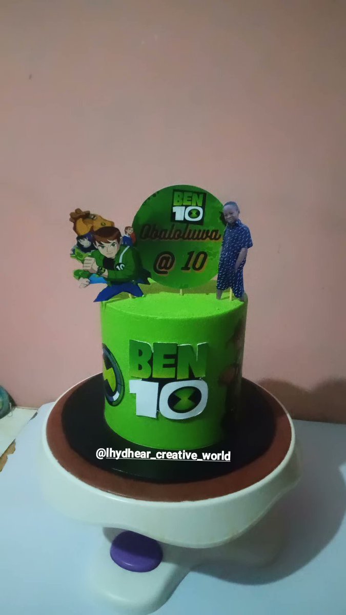 ladylhydhear's tweet photo. Midweek got us with a subtle reminder from this beautiful green cake๐.
Green signifies growth, keep growing everyday. #cake_by_lhydhear_creative_world #LCW #cakesinibadan #cakesinibadan๐๐ #ibadanbaker #kidscake #ben10cake #ben10 #ben10omniverse #greencakes #baptistbaker https://t.co/v7IlSowt4a