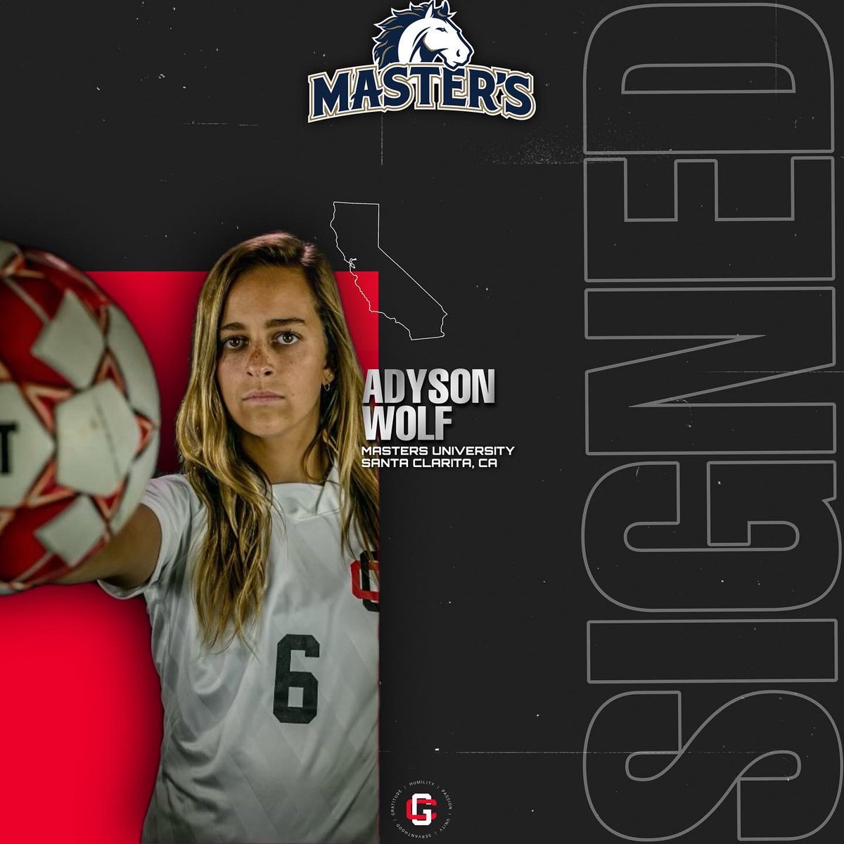 GCALionsSports's tweet photo. Congrats to Adyson Wolf for signing to Masters University this morning! https://t.co/Cugj8nIM9i
