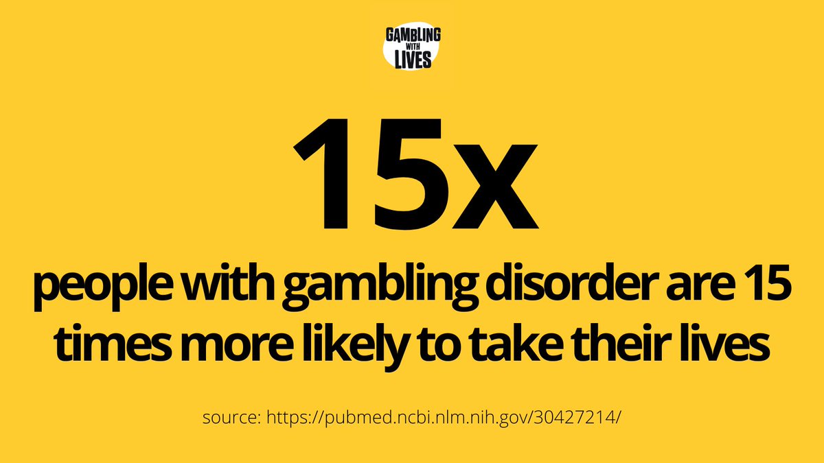 We need to talk about the causes of mental health conditions too.

Hundreds of people die in the UK every year after being deliberately addicted by the gambling industry. 

#MentalHealthAwarenessWeek