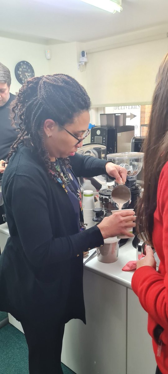 Outstanding Barista training <a href="/tapside/">Tapside</a> today with some of our <a href="/LarbertHigh/">Larbert High School</a> staff who will be utilising the Barista bar for training, community engagement and cross curricular learning! Make mine a Latte 😎☕️ <a href="/LHSJourneys/">LHS Journeys / DYW</a> <a href="/LarbertHighPS/">LHS Pupil Support</a> <a href="/LHSFCT/">LHS HWB-FCT</a> <a href="/mrmcdonaldmaths/">Mr McDonald</a> <a href="/LHSArtandDesign/">McAinshArt&Design</a>