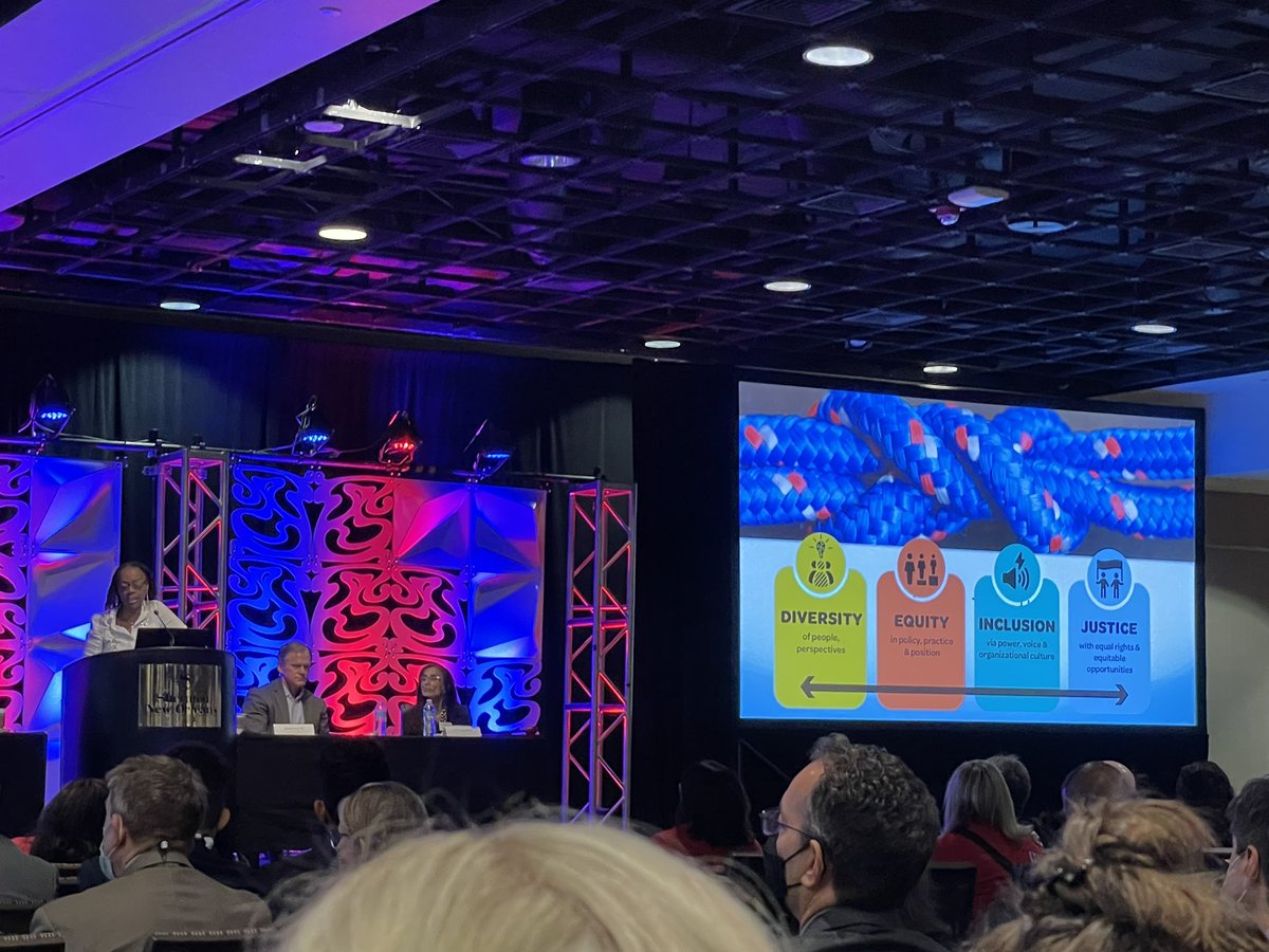 Powerful keynote presentation by <a href="/SherylHeron/">Sheryl Heron</a> at #SAEM22 regarding diversity, equity, and inclusion rooted in justice. Racism is a public health crisis and I hope to be a better ally going forward into my future career in emergency medicine. #saem #MedTwitter #dei