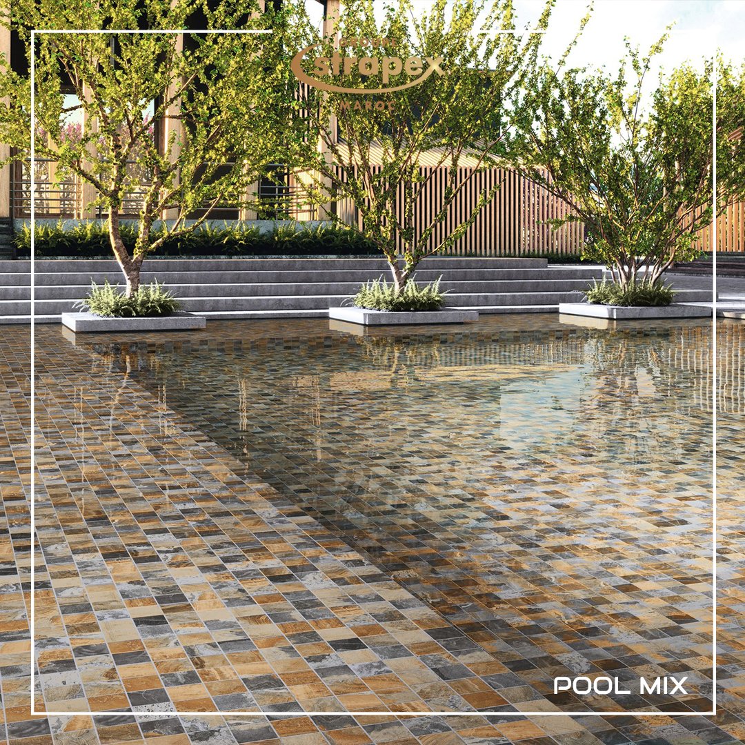 strapexmaroc's tweet photo. Les beaux jours arrivent à grands pas ☀️ C'est le moment de préparer les extérieurs 👉 Carrelage piscine Pool Mix
#carrelage #ceramics #art #strapex #style #architecture #deco #interior #inspiration #design #chicdesign #renovation #décorateur #modern #luxury #decoration https://t.co/2qHry2JDkw
