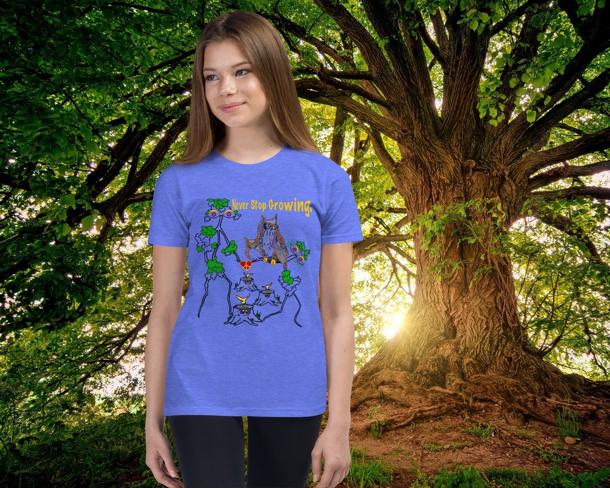 GrowCR8's tweet photo. Greetings! ✨🦋✨

Available in GCP's Youth Apparel!

A perspective that values Earth and self.
May the powers of adaptability, resiliency and respect for nature be lessons passed on to current and future generations.

Never Stop Growing! 🌱☀️🌈

#GrowCreateApparel
#UniqueTshirts https://t.co/1XHLZViThx