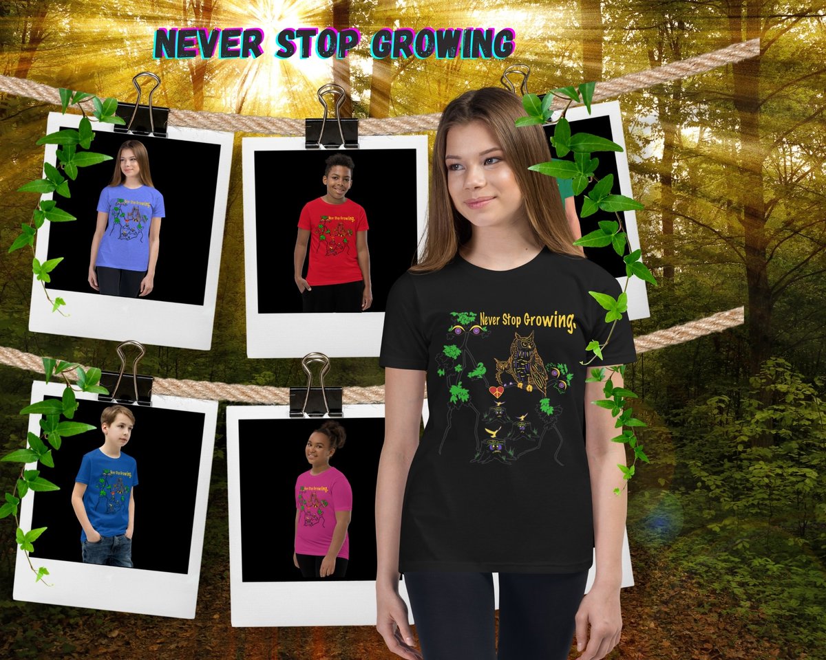 GrowCR8's tweet photo. Greetings! ✨🦋✨

Available in GCP's Youth Apparel!

A perspective that values Earth and self.
May the powers of adaptability, resiliency and respect for nature be lessons passed on to current and future generations.

Never Stop Growing! 🌱☀️🌈

#GrowCreateApparel
#UniqueTshirts https://t.co/1XHLZViThx