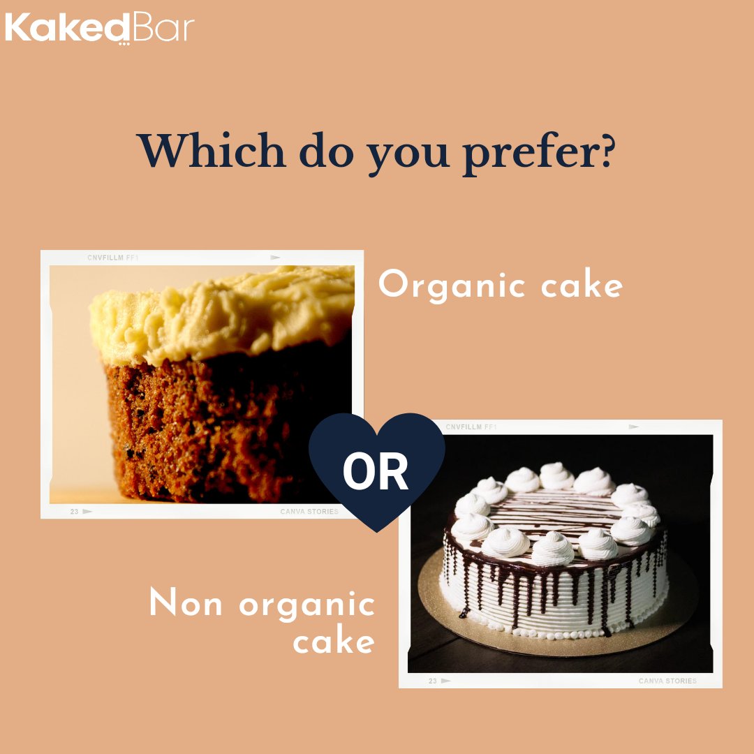 kakedbar's tweet photo. Which do you prefer?

Organic or Non organic cakes?

Follow @kakedbar for more engaging baking posts https://t.co/E3gGPYgvo9