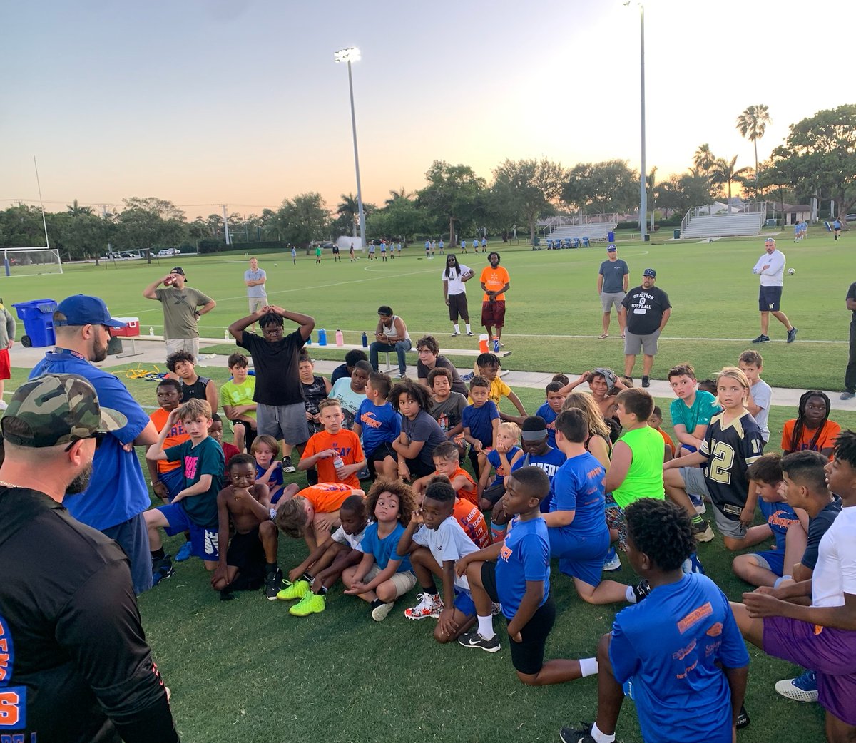 CoachAnthonyP's tweet photo. Day 1 of our Be Great Off Season workouts it was a great day of work for the Gardens Gators. https://t.co/Cq3WtXZ81P