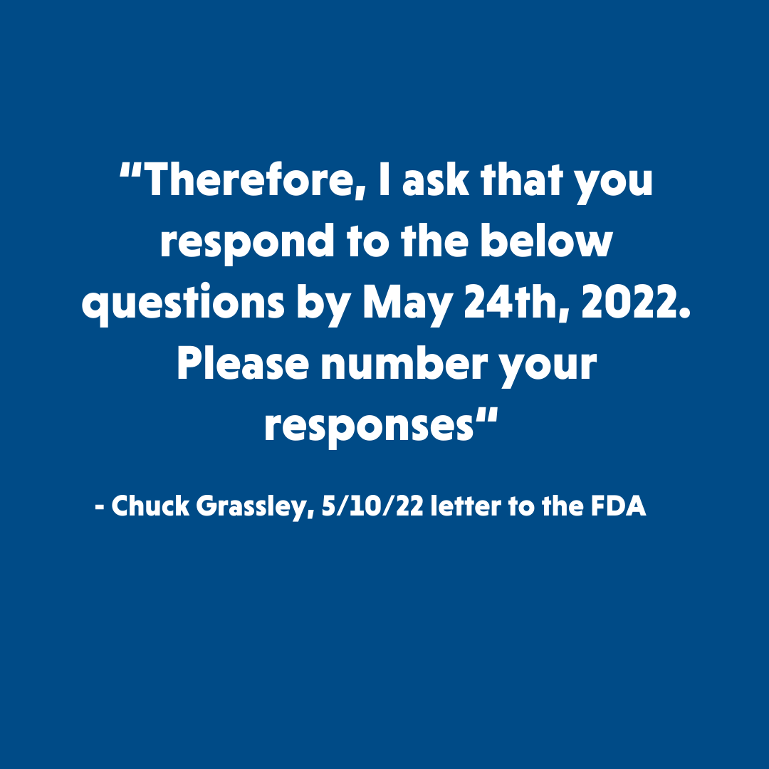 Abby4Iowa's tweet photo. You can tell @ChuckGrassley’s been in Washington for #toodamnlong—his response to a literal CRISIS is bureaucratic rather than timely.
May 24th?? I've been calling for the use of the Defense Production Act since last month—Iowans need help NOW. https://t.co/MaeResrnfk