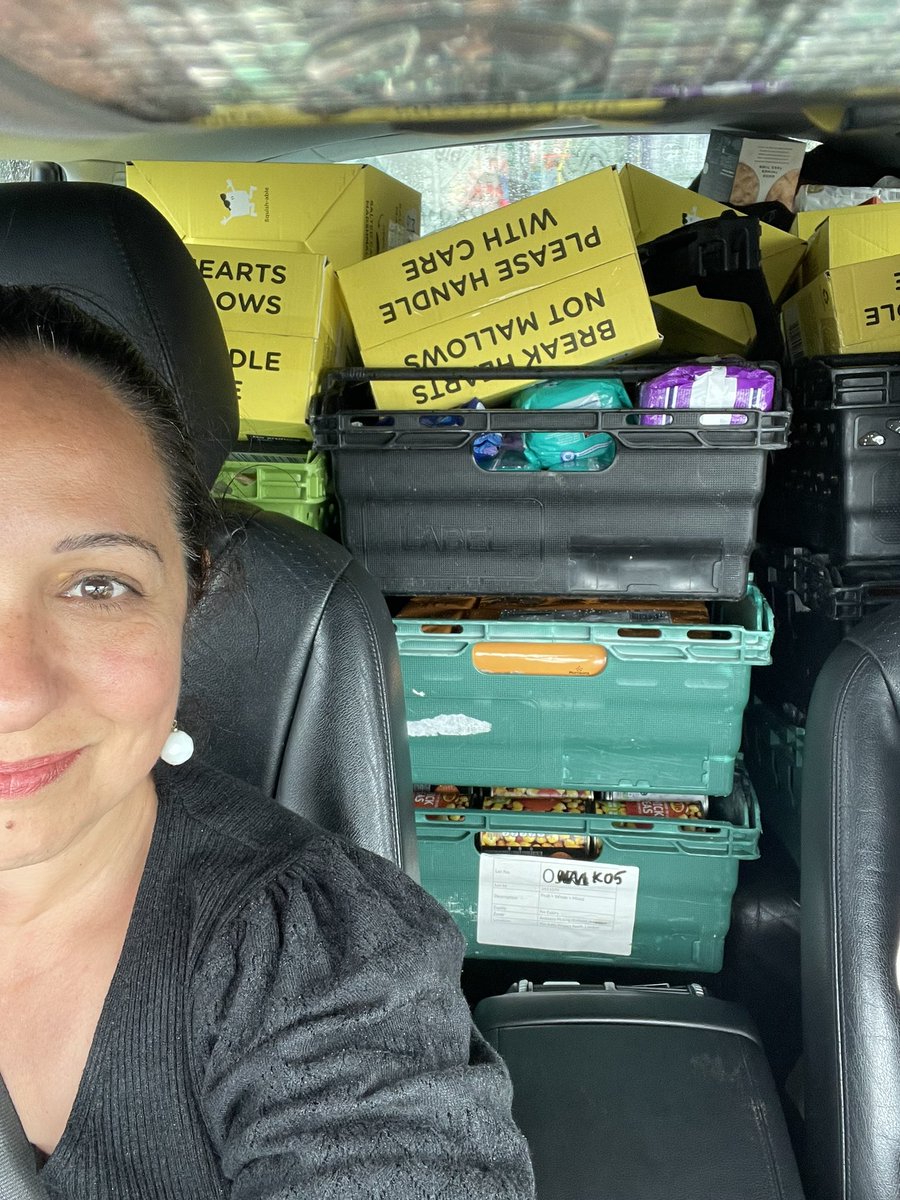 Busy afternoon delivering this lot to the Selby Centre Foodbank in Tottenham #volunteer #community #foodbanks #foodbankaid