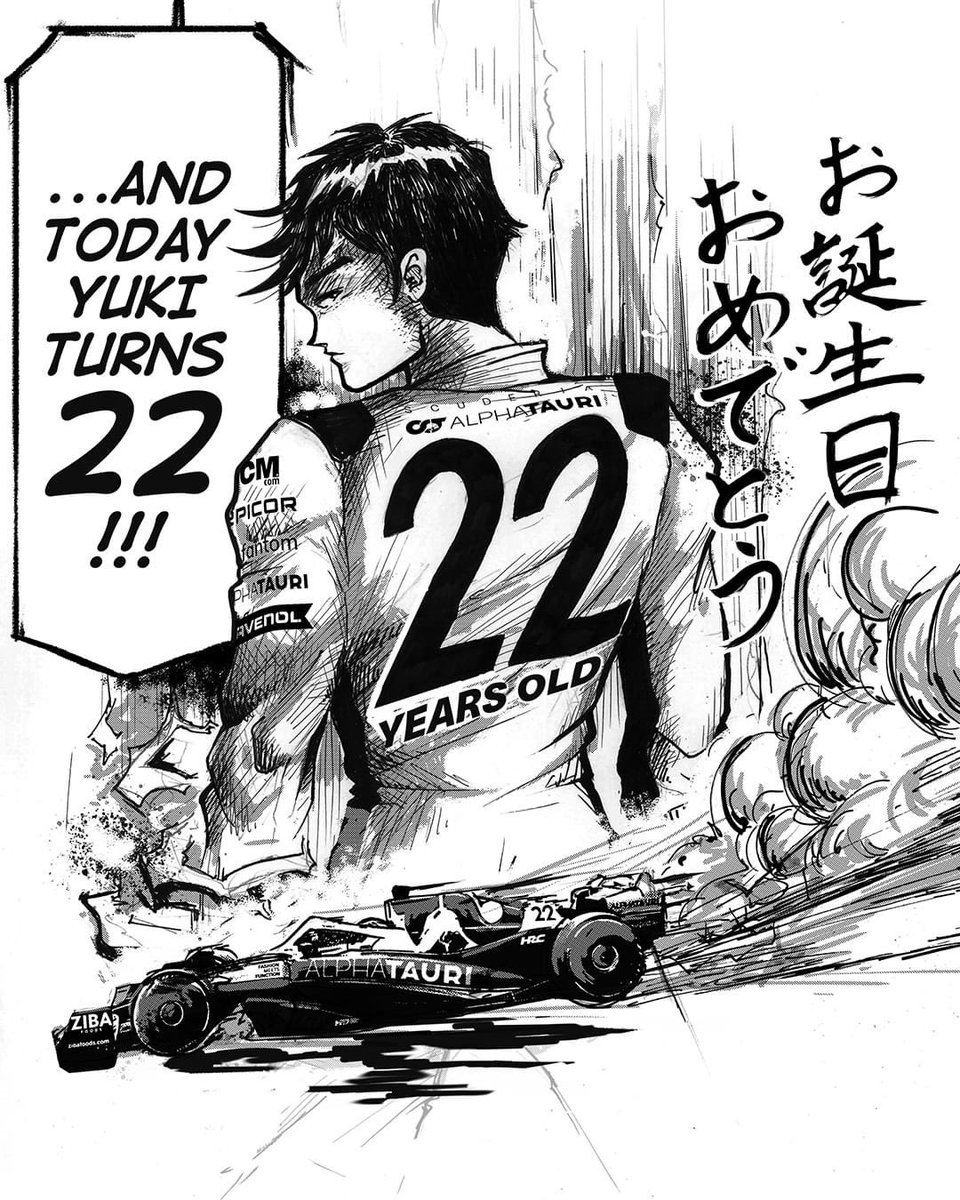 AlphaTauriUSA's tweet photo. Happy birthday @yukitsunoda07!! 🥳AlphaTauri’s number 22 turns 22 today! 🎂🎉 #AlphaTauri #F1 https://t.co/RLS3lgWsN3