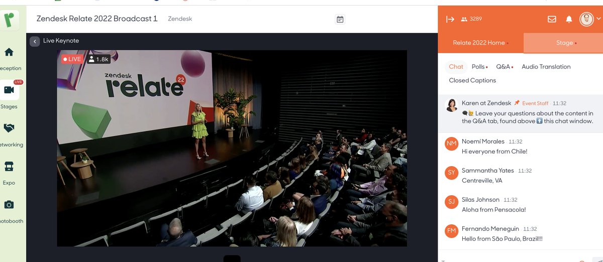 Live from <a href="/Zendesk/">Zendesk</a> in person and online around the world.. it's <a href="/stealeyreed/">Sarah Stealey Reed</a> &amp; <a href="/mikkelsvane/">Monty Python</a> for #ZendeskRelate follow along zendeskrelate.com