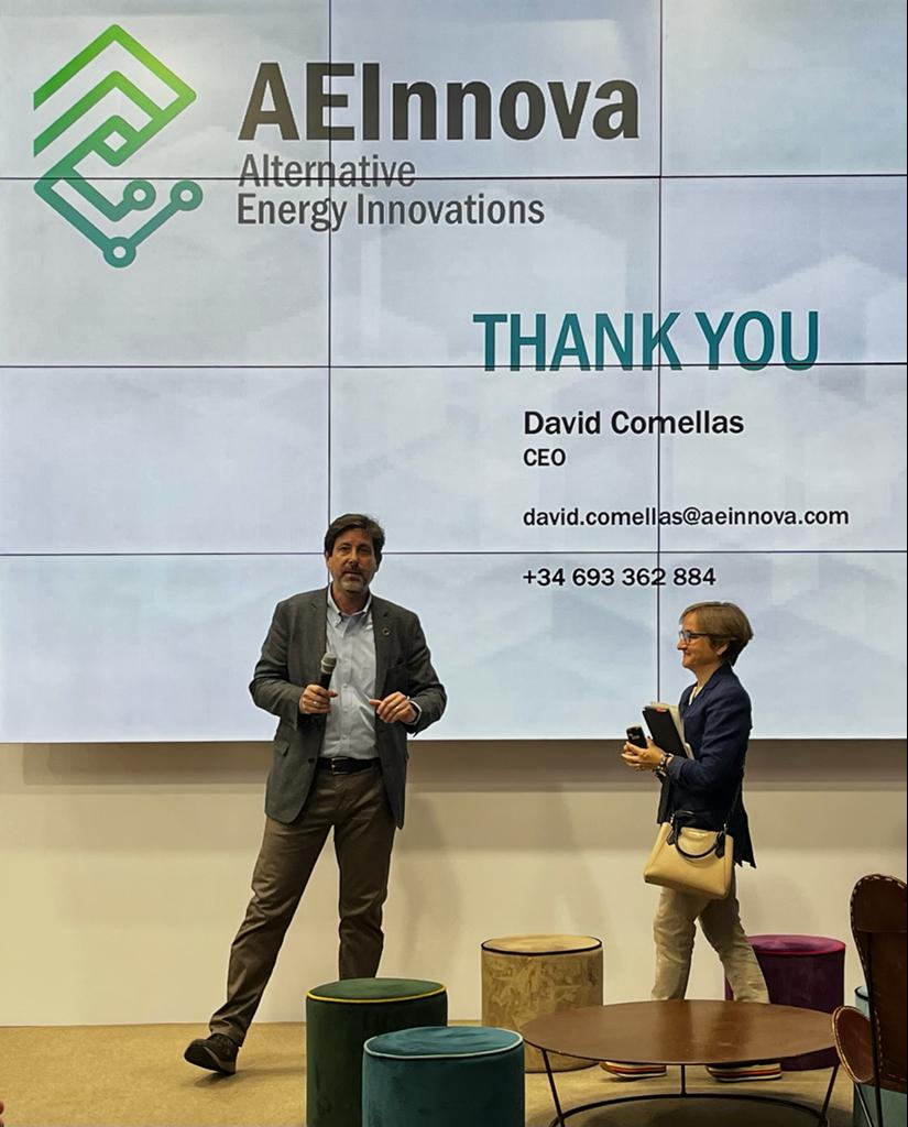 AEInnova (@aeinnova) on Twitter photo These days you can find us at the <a href="/IOTSWC/">IOT Solutions World Congress</a> at stand C331 in the Pavilion 4, we look forward to welcoming you.
Here you can see the presentation of our CEO David Comellas. These days you can find us at the <a href="/IOTSWC/">IOT Solutions World Congress</a> at stand C331 in the Pavilion 4, we look forward to welcoming you.
Here you can see the presentation of our CEO David Comellas.
