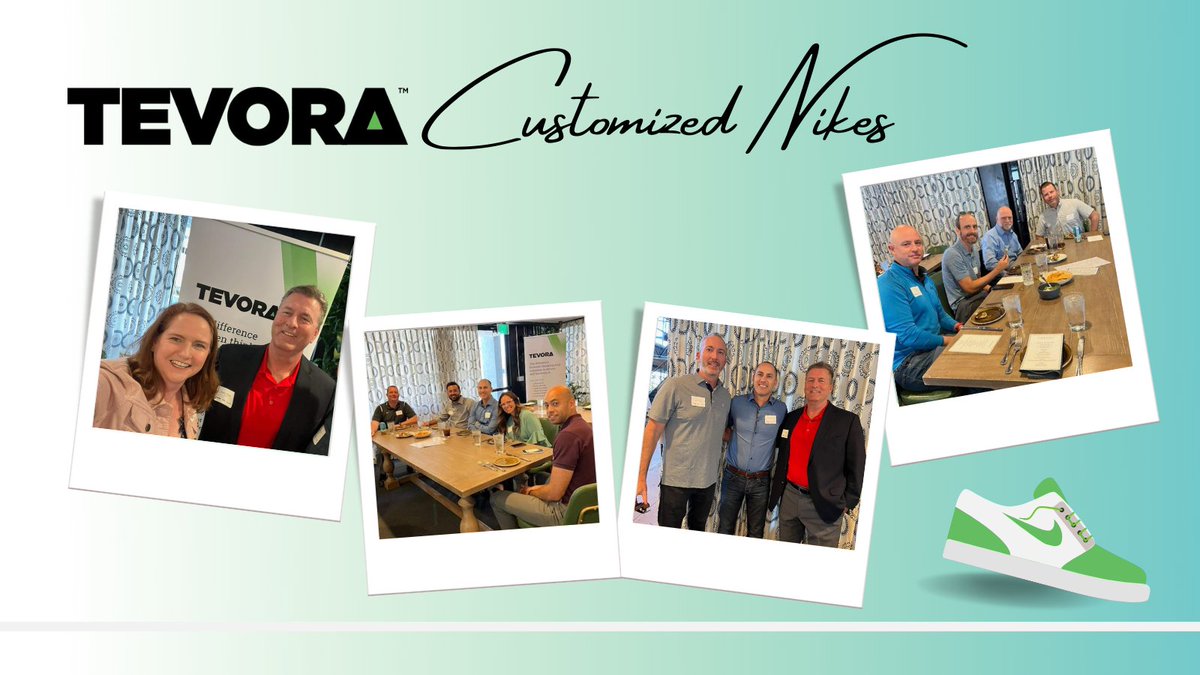 tevora's tweet photo. Tevora had a great time networking with cybersecurity professionals followed by a fun time customizing a fashionable pair of Nikes!
Thank you to our partners Deepwatch and Okta for sponsoring.
#customizednikes #cybersecurity #tevora https://t.co/edx0Ozzdyz