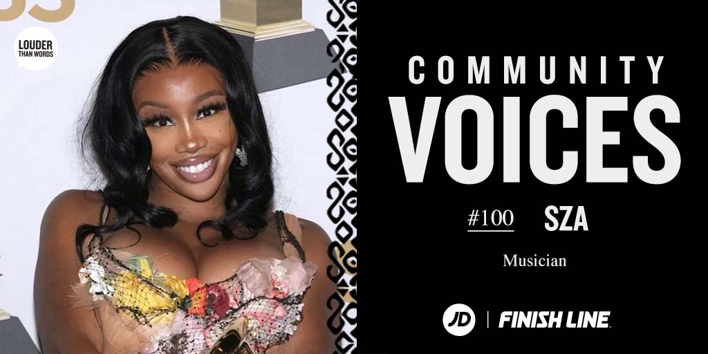 Finish Line on X: Thrilled to be joined by the one and only @SZA for  episode 𝟏𝟎𝟎 of Community Voices. In honor of  #MentalHealthAwarenessMonth, SZA will discuss how mental health has impacted