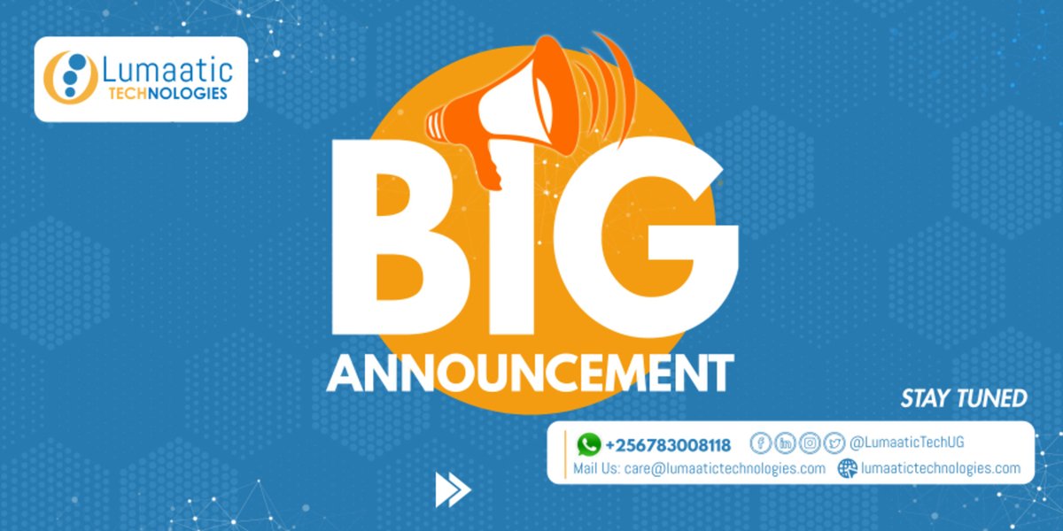 Wait for it..🤫
#LumaaticTechUG | #MakingTechWork4U