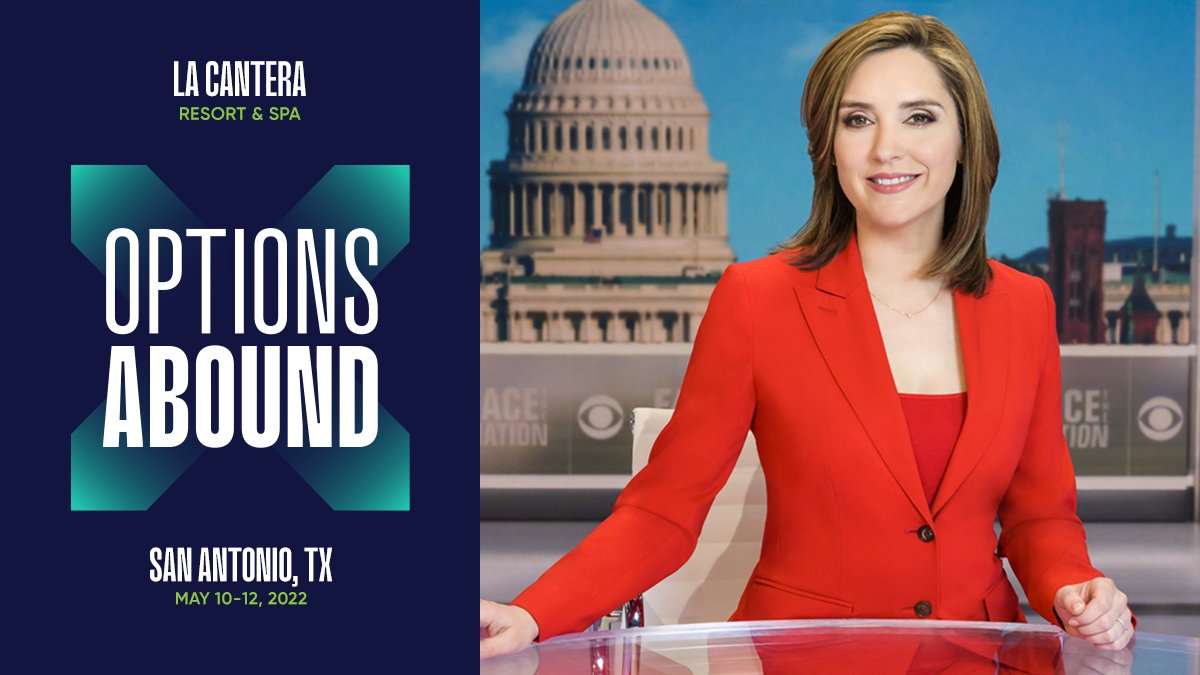 OptionsConf's tweet photo. Thanks to @BankofAmerica for sponsoring this afternoon's keynote with speaker, Margaret Brennan, Moderator @CBSNews @FaceTheNation and CBS News’ Chief Foreign Affairs Correspondent. #OptionsConf2022 https://t.co/xxx2ZuKD1c