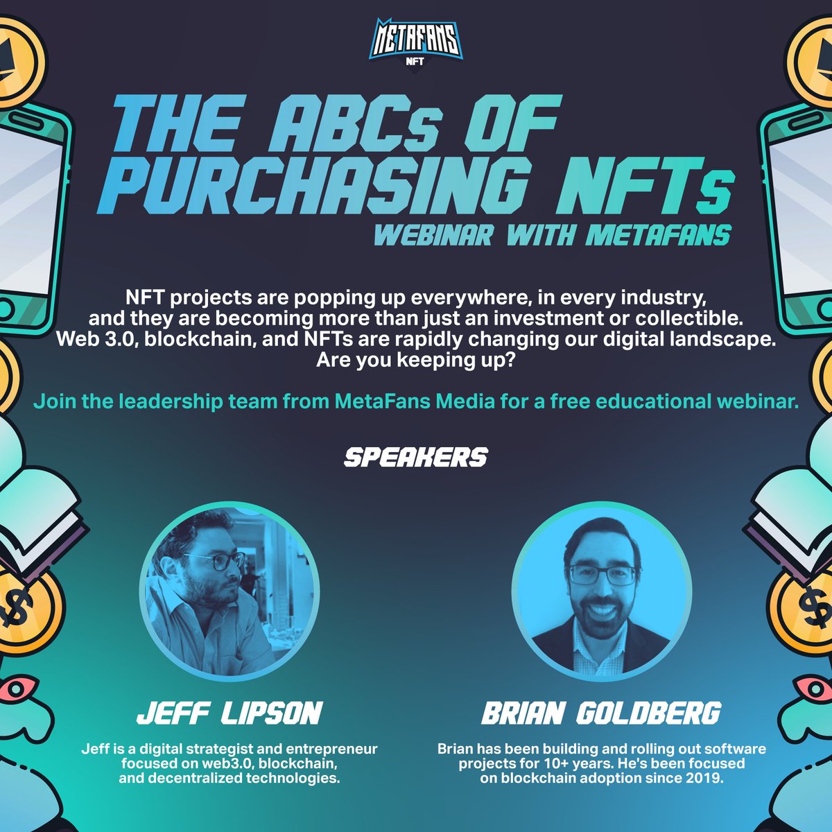 metafansnft's tweet photo. GM everyone! We want to remind everyone that we have an intro to NFTs today @ 4pm est &amp; it’s FREE!
Tell your friends that want to learn how to get into the space!

🎉We’re also giving away a MetaFan towards the end to a new member!🎉

https://t.co/NqPRqioxsw https://t.co/nksW9Rn6In