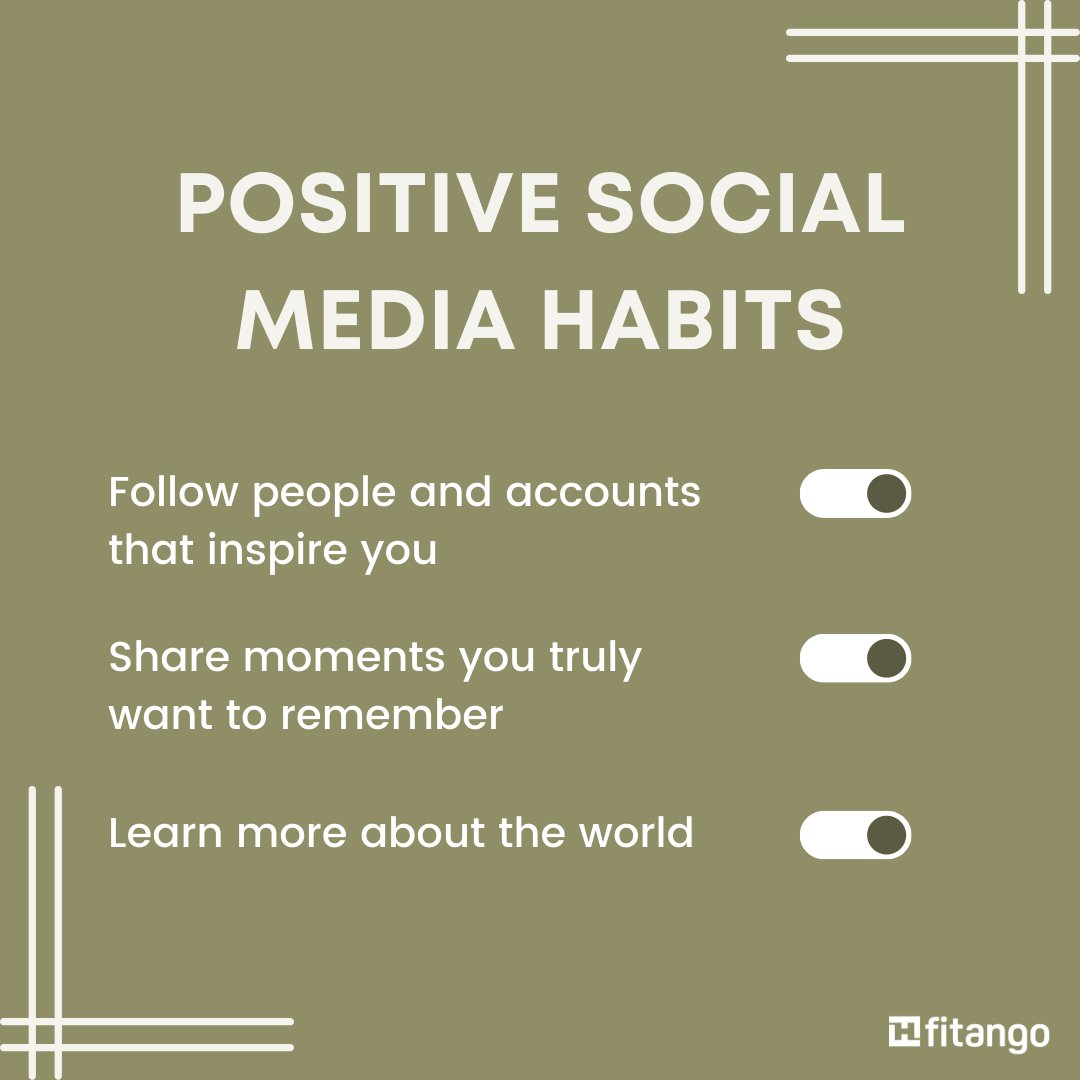FitangoHealth's tweet image. Research shows that excessive social media use is linked to higher risks of anxiety, depression, and loneliness. While many suggest decreasing your social media usage, there are other ways to be more mindful and implement good habits.  

#wellnesswednesdays #mentalhealth