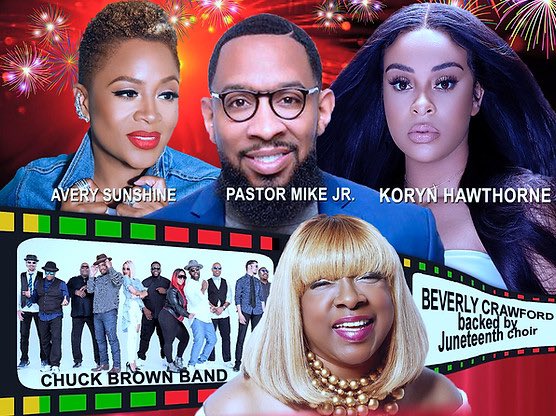 AnnapolisParade's tweet photo. Join us for our 2nd annual parade and festival (free) on Saturday, June 18, 2022! There will be TWO main stages, featuring headliners Avery*Sunshine, Koryn Hawthorne, Pastor Mike Jr., Beverly Crawford, the Chuck Brown Band, and a host of local talent! Fireworks after the show. https://t.co/0fNcUQyrRv