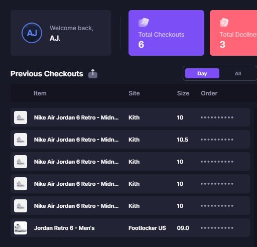 AJ. (@reef_labs) on Twitter photo THE BEST COOK GROUP: @starters_square
SS Info: StartersSquare.com
ALL CHECKOUTS ACO FOR: <a href="/Atomic_ACO/">Atomic ACO</a>
AACO Info: discord.gg/Engt3HHJmh
Bot: <a href="/ValorAIO/">Valor</a>
Proxies: <a href="/ThroneProxies/">Throne Proxies</a> <a href="/BartProxies/">Bart Proxies</a>
Total Checkouts: 6 THE BEST COOK GROUP: @starters_square
SS Info: StartersSquare.com
ALL CHECKOUTS ACO FOR: <a href="/Atomic_ACO/">Atomic ACO</a>
AACO Info: discord.gg/Engt3HHJmh
Bot: <a href="/ValorAIO/">Valor</a>
Proxies: <a href="/ThroneProxies/">Throne Proxies</a> <a href="/BartProxies/">Bart Proxies</a>
Total Checkouts: 6