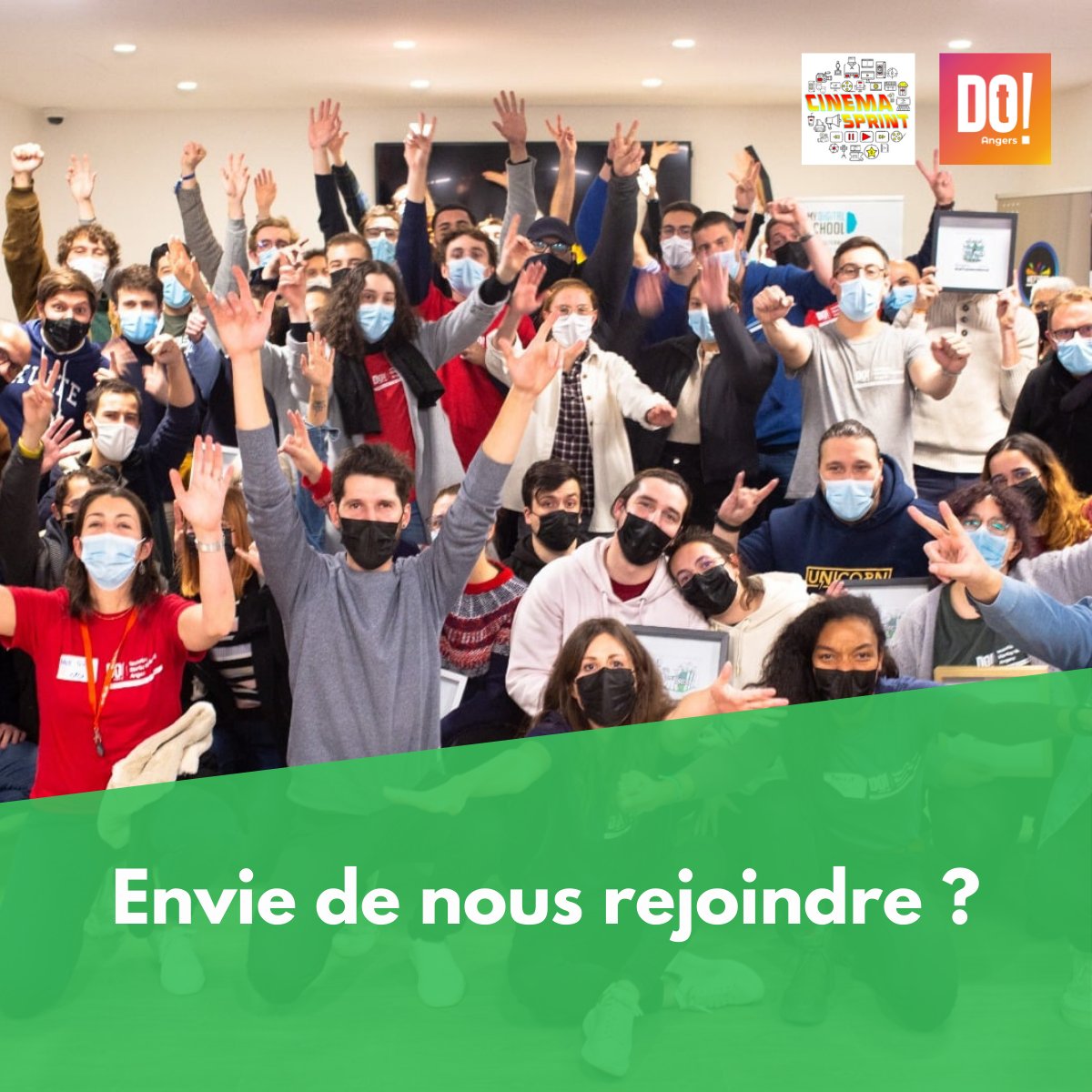 StartupAngers's tweet photo. @CinemaSprint et @StartupAngers recrutent !

Nous sommes à la recherche d'un(e) stagiaire en tant que chargé(e) de projet pour nous accompagner dans l'organisation de nos prochains événements.

Détail de l'offre👉https://t.co/DBuby5P28I

#onrecrute #stagiaire #offredestage https://t.co/aCJ4YVB16Q