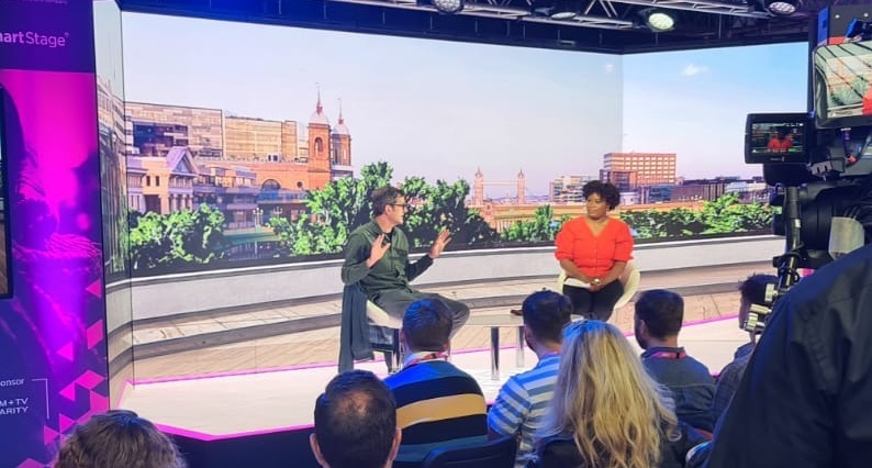 TheKnowledgeUK's tweet image. Well, that was quite the Day One at #MPTS2022! A busy, buzzy floor, loads of great sessions with industry experts, and the day kicked off with Louis Theroux... More tomorrow; see you there! @mediaprodshow