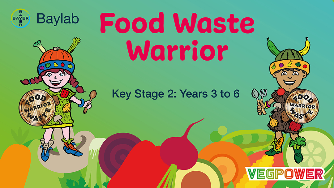 Bayer4CropsUK's tweet photo. 🌟Pow! Bam! Boom!🌟

Are you ready?

Baylab, in collaboration with @VegPowerUK has launched their #FoodWasteWarrior activity! 📋🦸
 
With exciting missions to complete, years 3 - 6 students can learn how to help reduce #foodwaste! 

Find out more here 👉 https://t.co/wBcsethBcG https://t.co/4LQCc9jtIl