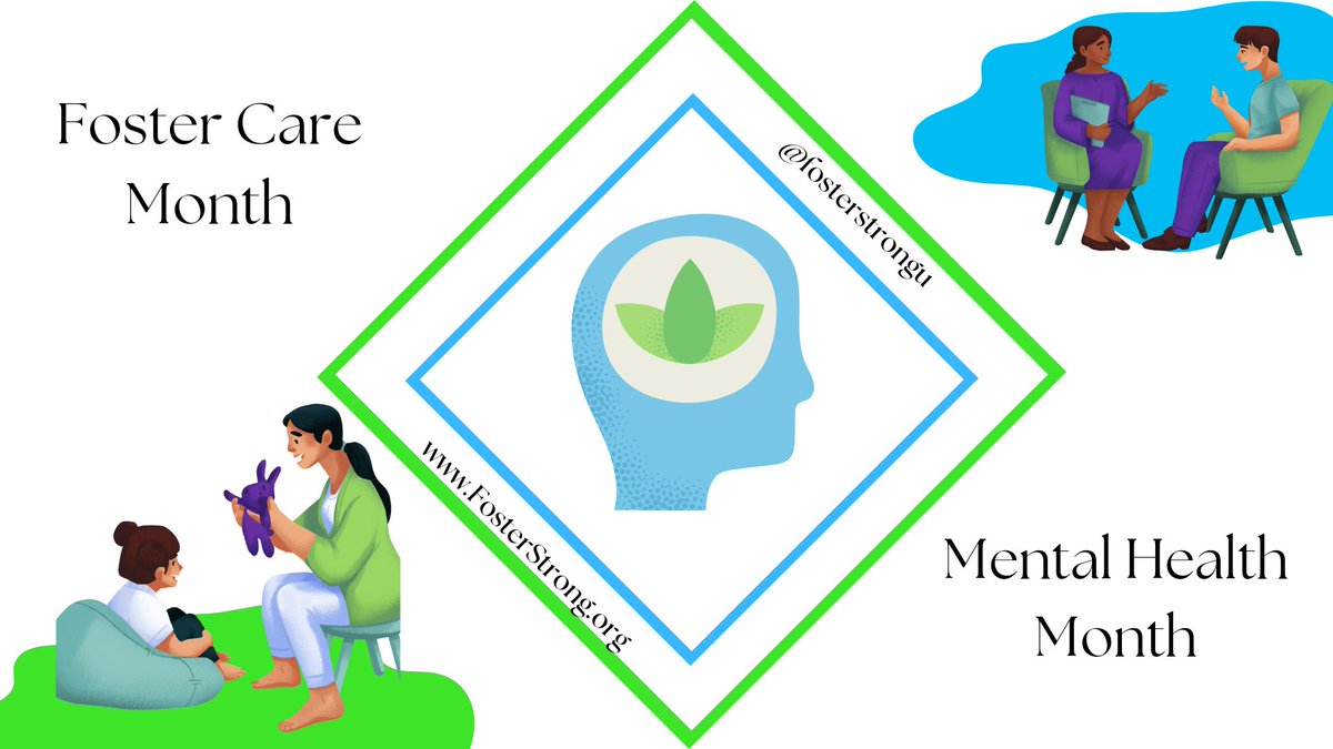 💙🧡Have resources to share? Tag us <a href="/fosterstrongu/">FosterStrong</a> on social media or comment &amp; tell us about them!

#FosterStrong #fostercaremonth #mentalhealthmonth
#fostercare #fosteryouth #fostercarealumni #fostercareawareness #mentalhealthawareness  #mentalhealth