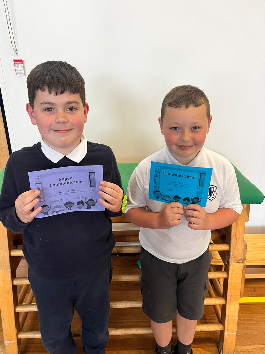 RoomStewart's tweet photo. Room 7's Rights Respecting winners this week ⭐️ @HolytownPS @MrsLAlcorn https://t.co/LIU8XKdS9m