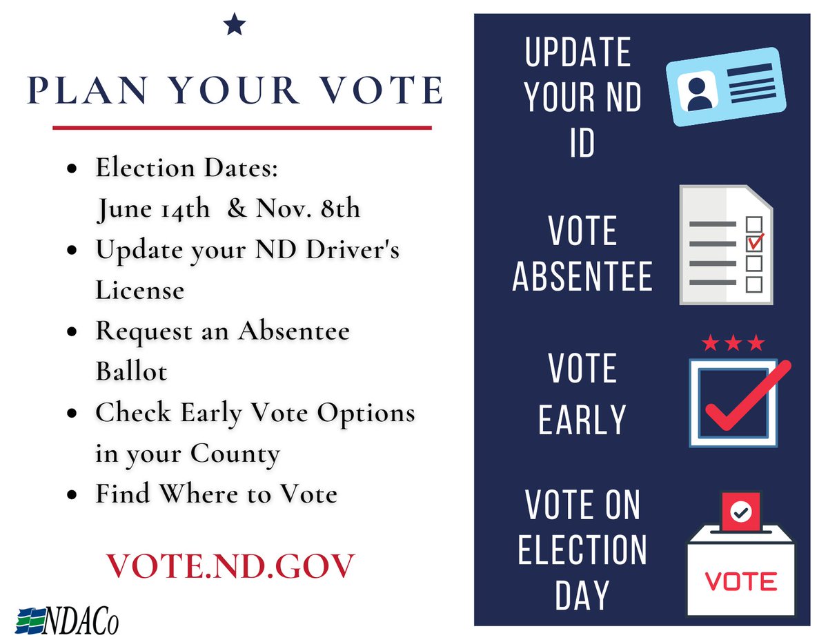 Are you ready to vote June 14th? Make your plan today!